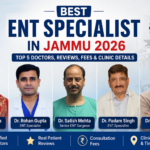 Best ENT Specialist in Jammu 2026 featuring top 5 doctors — Dr. Nitika Gupta, Dr. Rohan Gupta, Dr. Satish Mehta, Dr. Padam Singh, and Dr. Pankaj Gupta — with reviews, fees, and clinic details.